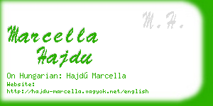 marcella hajdu business card