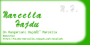 marcella hajdu business card